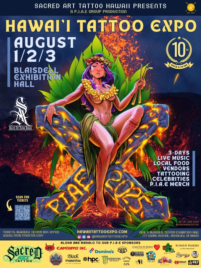 Hawaii Tattoo Expo #10 1 August 2025