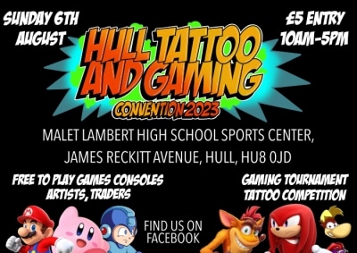 Hull Tattoo and Gaming Convention (2026) Hull Tattoo and Gaming Convention (2026) 25 July 2026