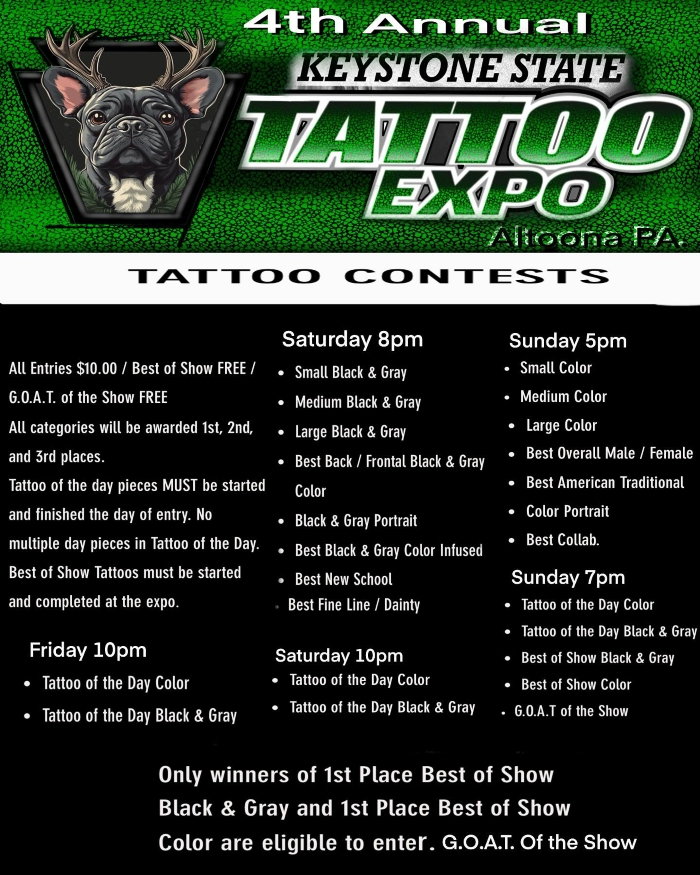 Keystone State Tattoo Expo #4 1 August 2025