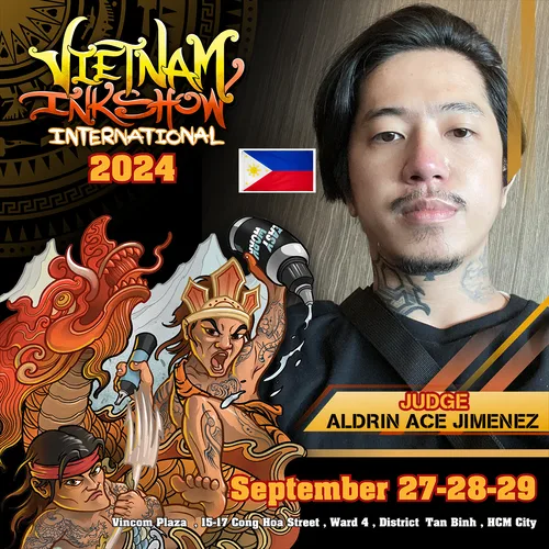 Aldrin Ace Vietnam Ink Show 2024 Saigon