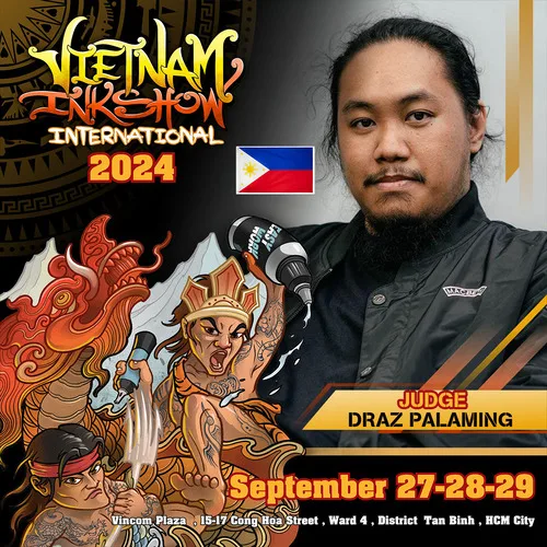 Draz Palaming Vietnam Ink Show 2024 Saigon