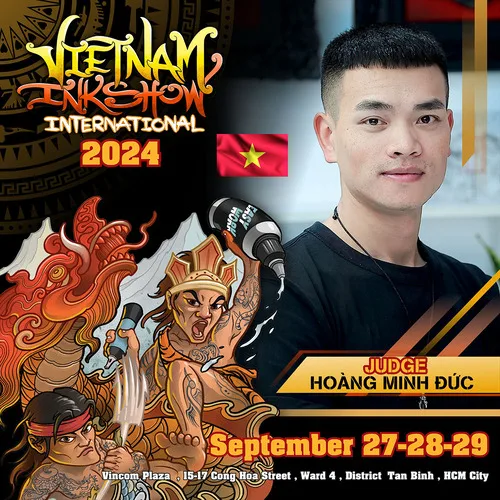 Hoang Minh Duc Vietnam Ink Show 2024 Saigon
