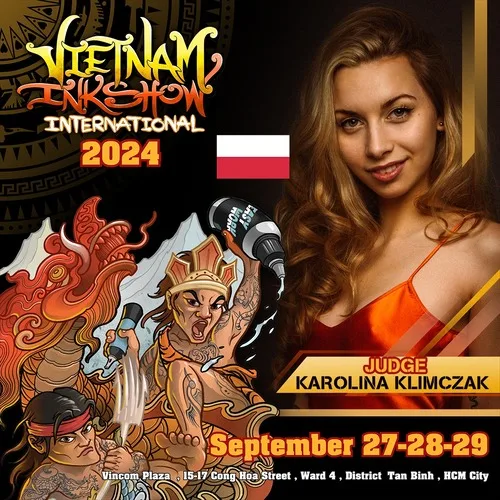 Karolina Klimczak Vietnam Ink Show 2024 Saigon