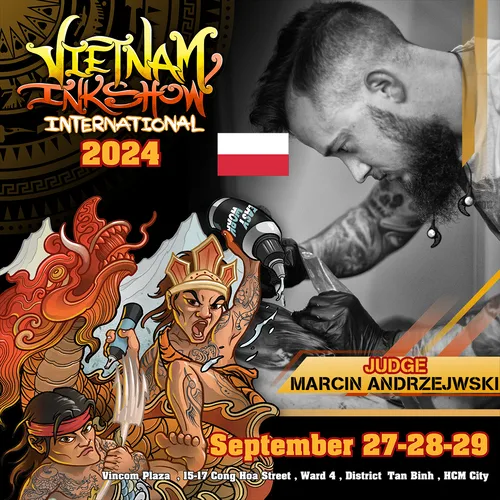 Marcin Andrzejewski Vietnam Ink Show 2024 Saigon