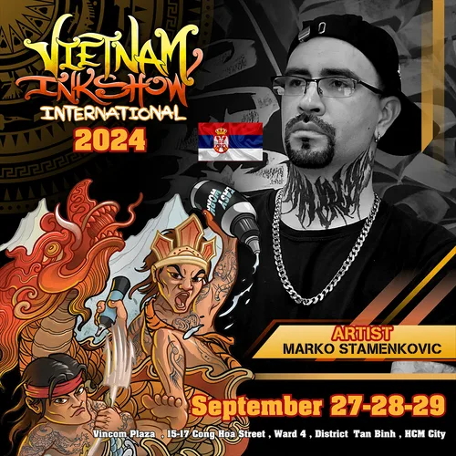 Marko Stamenkovic Vietnam Ink Show 2024 Saigon