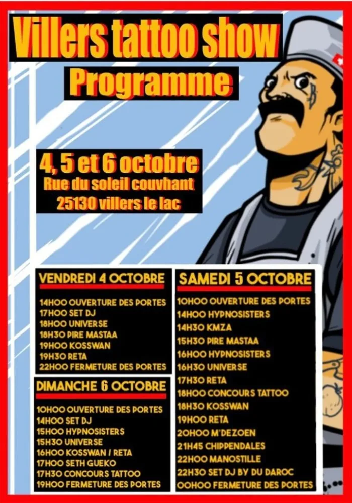 Villers Tattoo Show Programs 2024