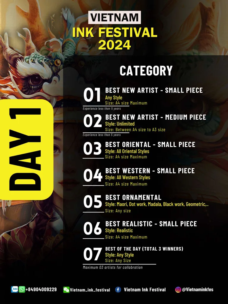 Vietnam Ink Festival 25 October 2024