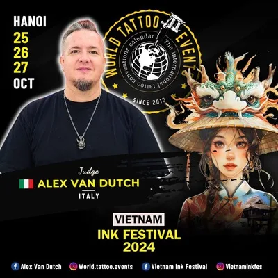 Alex Van Dutch Vietnam Ink Festival 2024 WTE PROTEAM