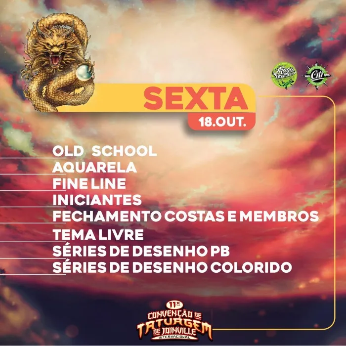 Contest Joinville Tattoo Convention 18 oct 2024