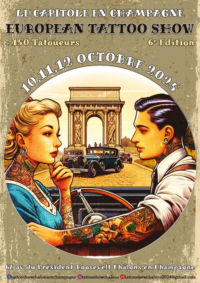 European Tattoo Show #6 European Chalons En Champagne Tattoo Show 2025