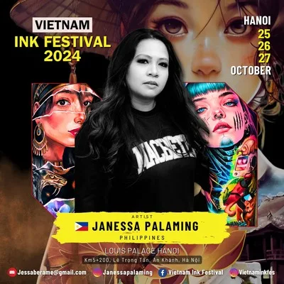 Janessa Palaming Vietnam Ink Festival 2024 WTE PROTEAM