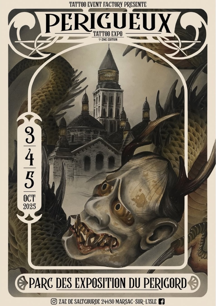 Perigueux Tattoo Expo #8 3 October 2025