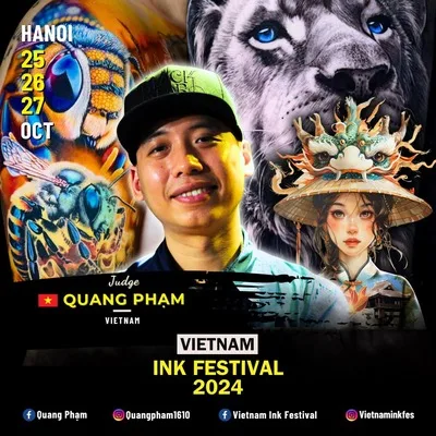 Quang Pham Vietnam Ink Festival 2024 WTE PROTEAM