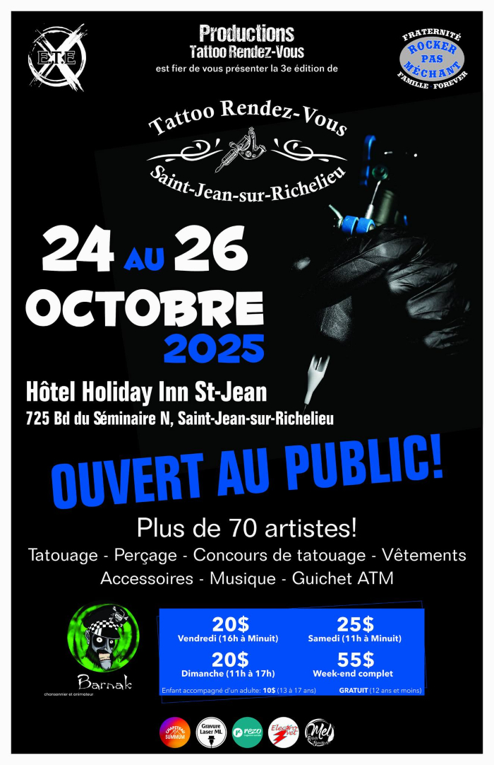 Tattoo Rendez-Vous Saint-Jean-Sur-Richelieu 2025 24 October 2025