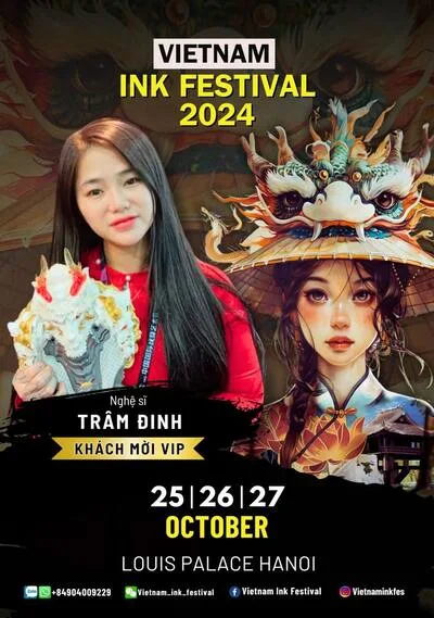 Tram Dinh Vietnam Ink Festival 2024 WTE PROTEAM