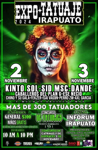 Irapuato Tattoo Expo 2024 POSTER 2
