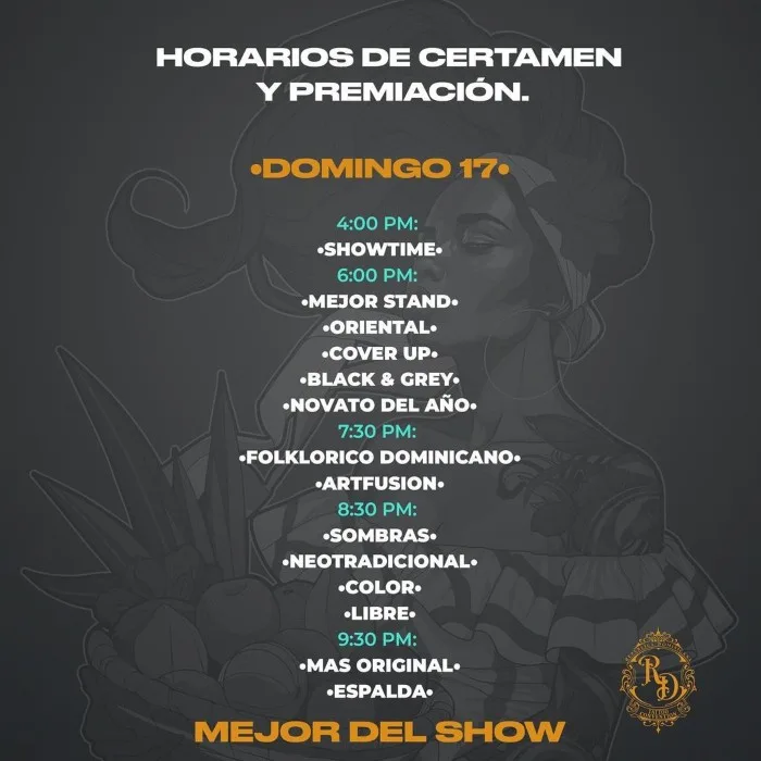 República Dominicana Tattoo Convention sUNDAY
