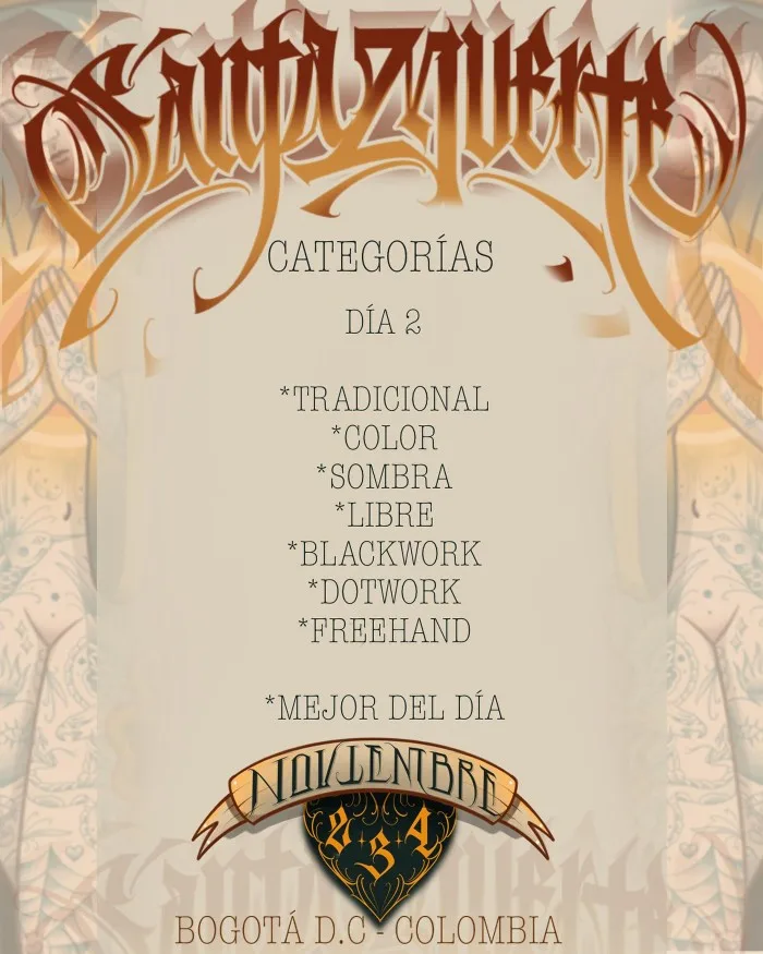 Santa Muerte Tattoo Festival #4 Santa Muerte Tattoo Festival 2024 contest 2