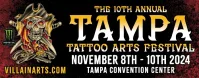 Tampa Tattoo Arts Festival 2024 Post