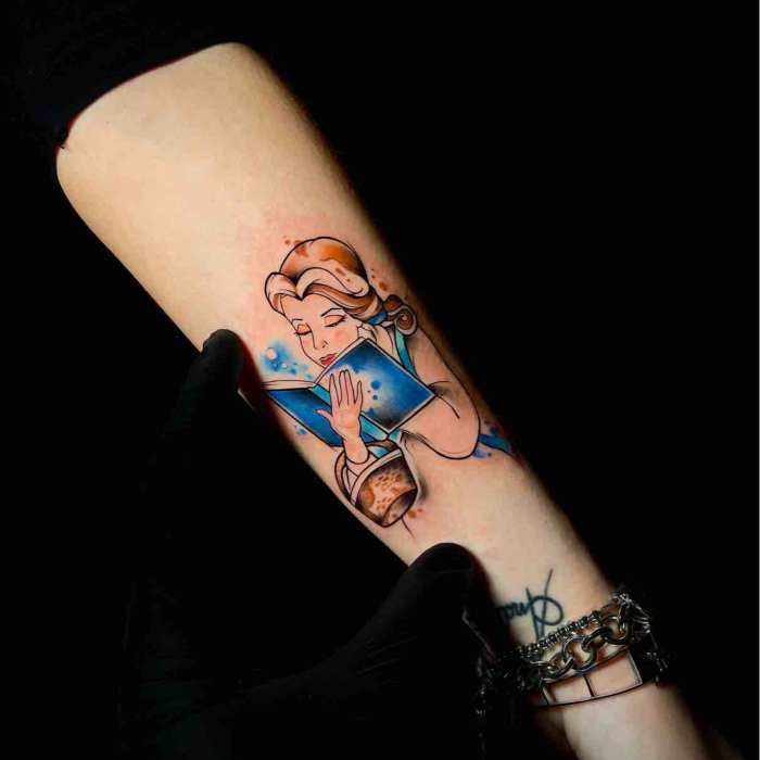 Alex Assante Cartoon Tattoo