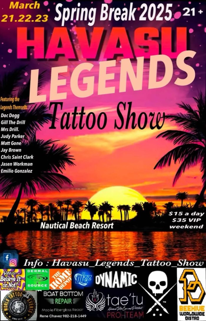 Havasu Legends Tattoo Show Havasu Legends Tattoo Show 2025