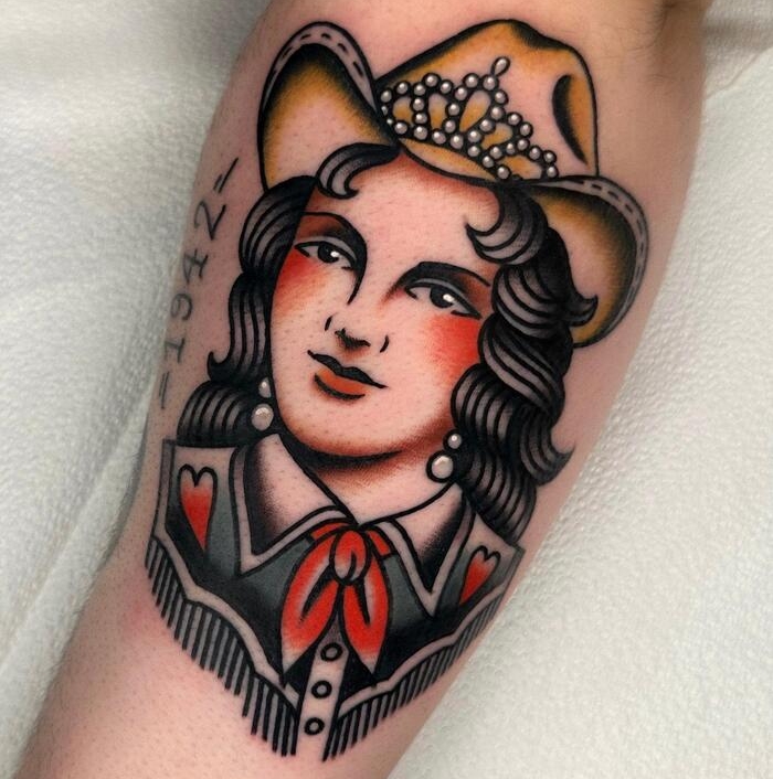 Hudson Mateus tattoo cowboy