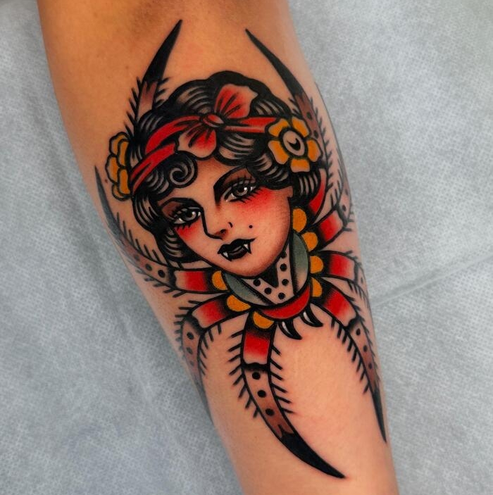 Hudson Mateus tattoo spider