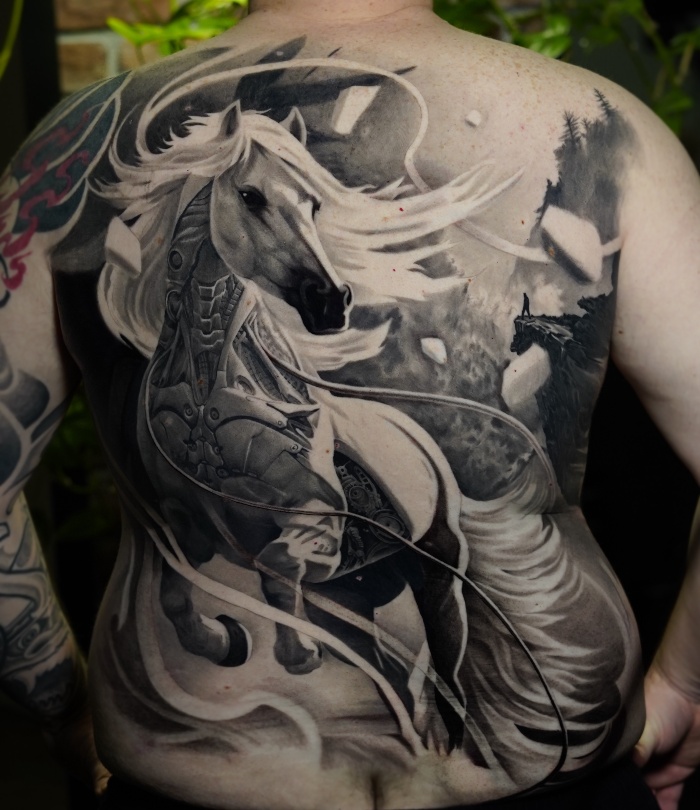Igor Colovic Horse Tattoo