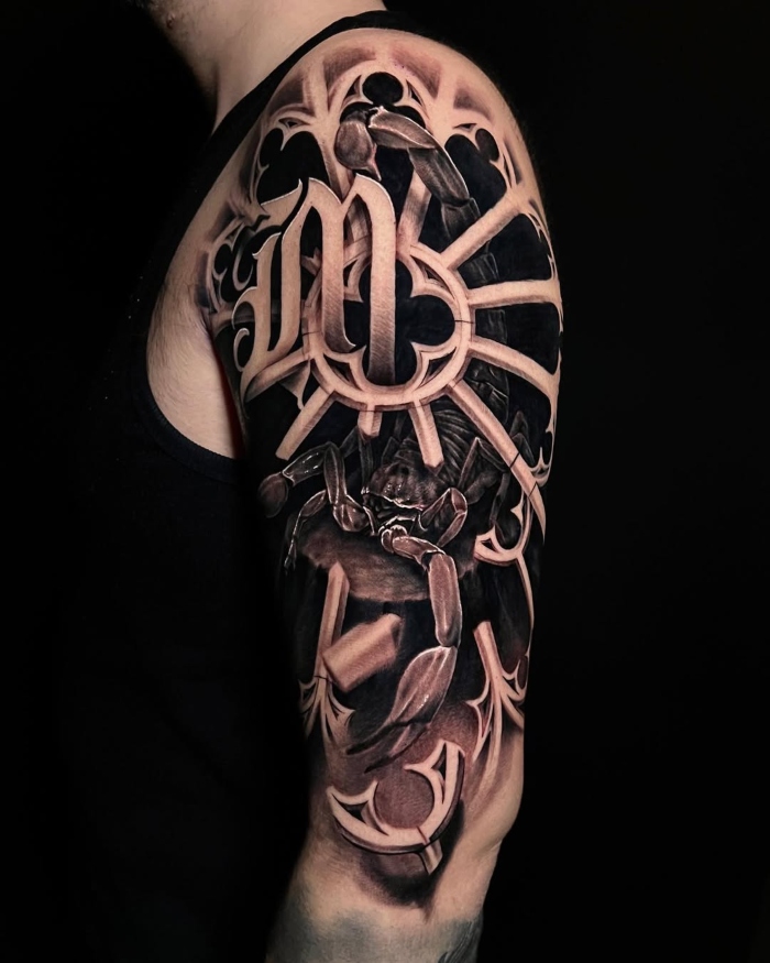 Igor Colovic Scopion Tattoo