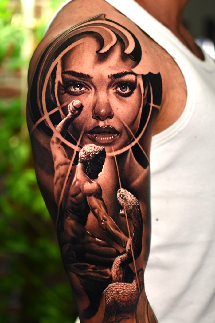 Igor Colovic arm tattoo