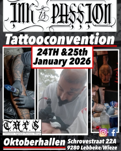 Ink Passion Is Tattoo Convention 24 January 2026