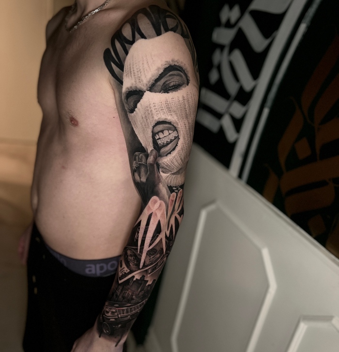 Lucas Realistic Tattoo