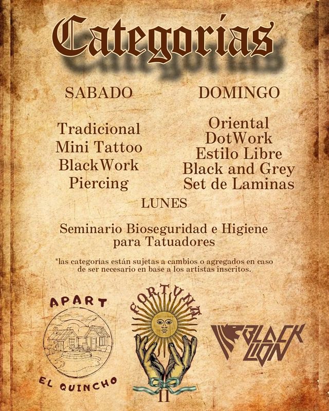 Convención de Tatuajes Fortuna 2025 CONTEST