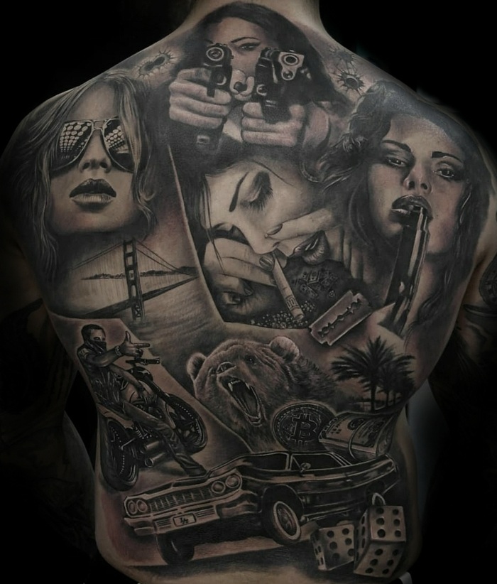 Alex Natochi Interview Full back tatto