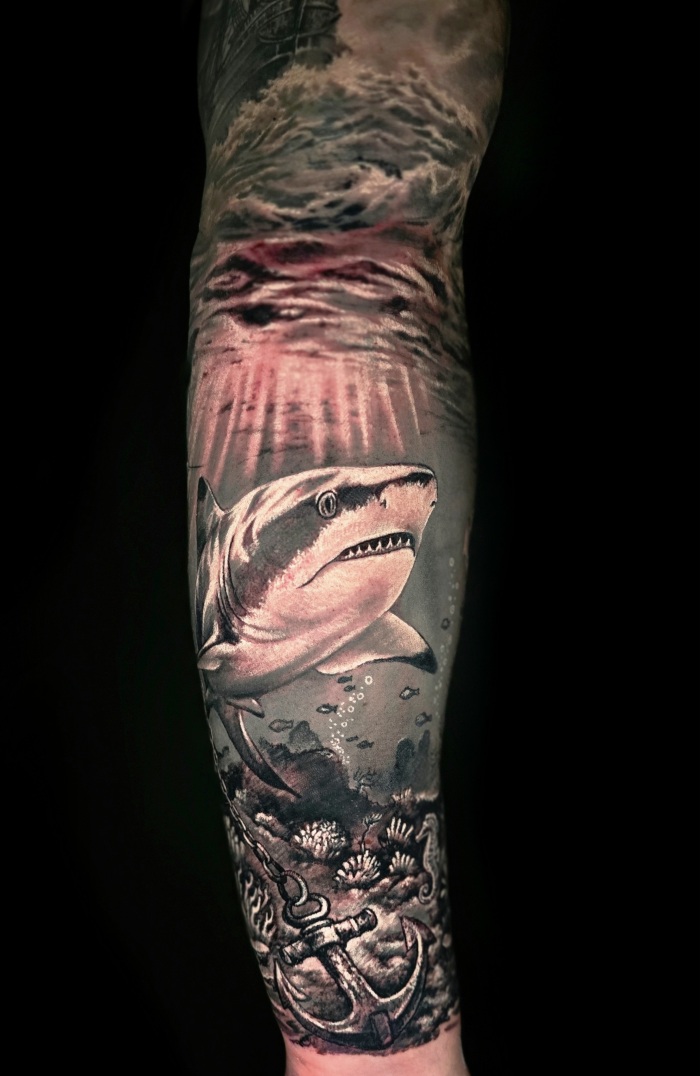 Alex Natochi Sea tattoo