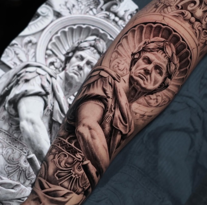 Clay Tattoos • Evoking Ancient Worlds Through Art Amanda Interview Renaissance art Tattoo