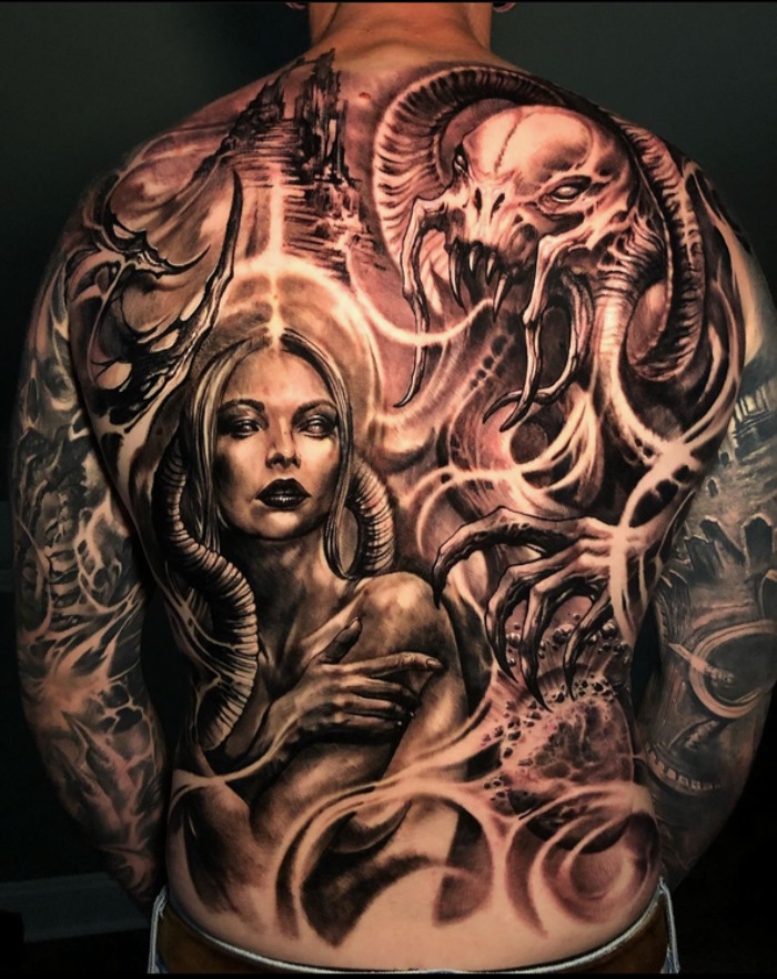 Carl Grace interview full back tattoo