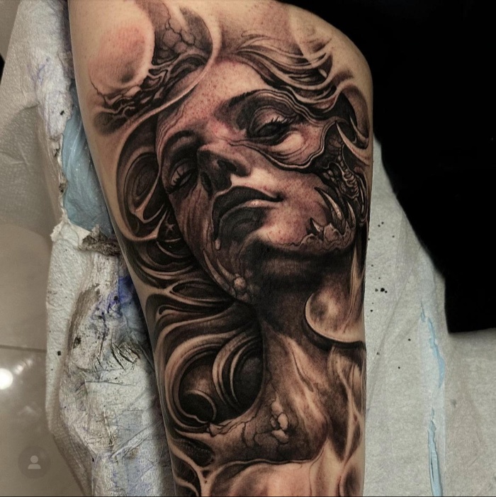 Carl Grace interview leg tattoo