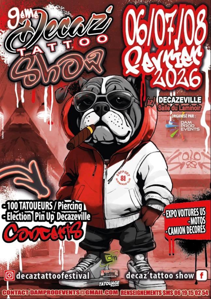 Decaz Tattoo Show #9 (2026) 6 February 2026