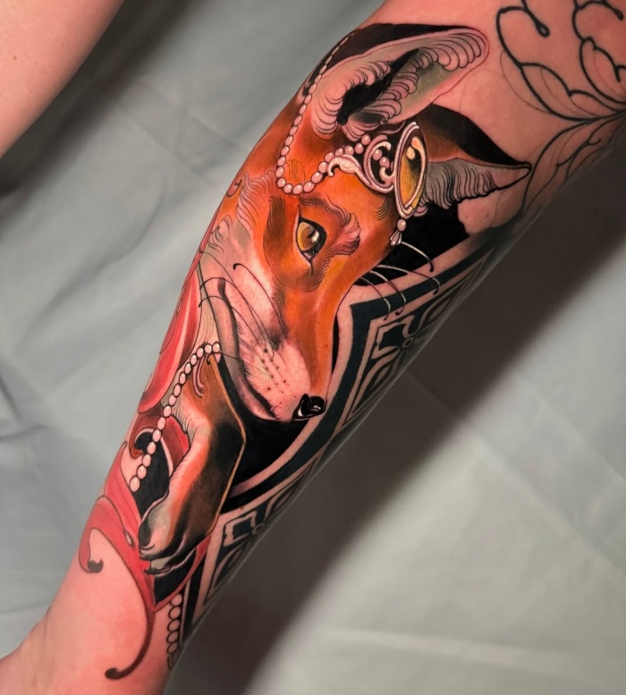 Fiori Lorett Interview Fox tattoo