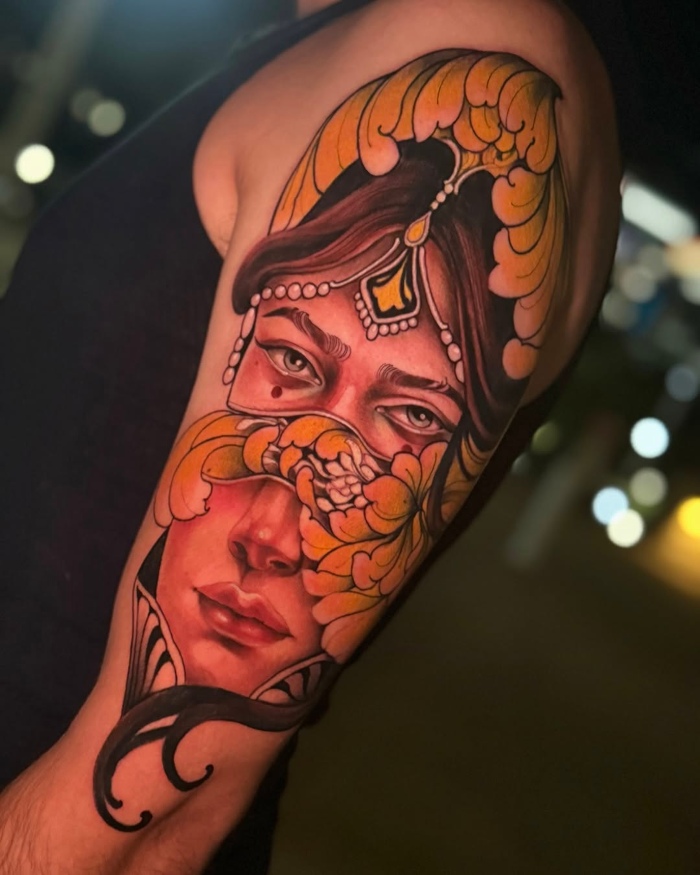 Fiori Lorett Interview arm tattoo