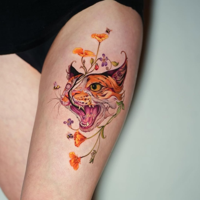 Maiza Interview Cat Tattoo