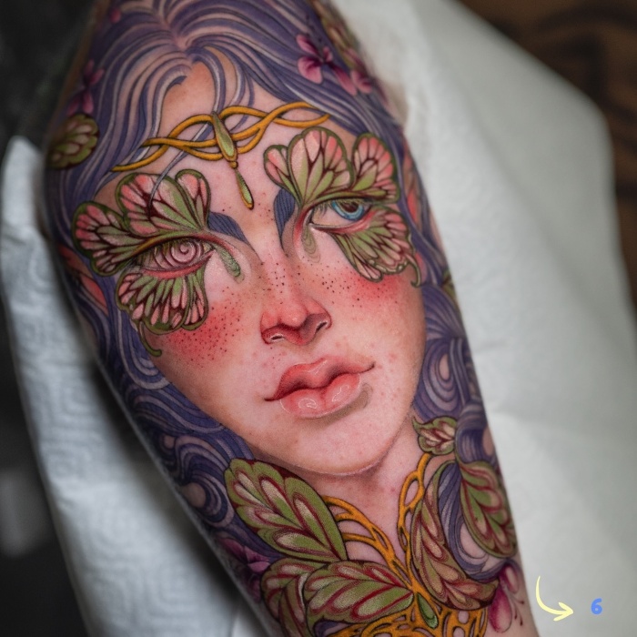 Maiza interview butterfly tattoo