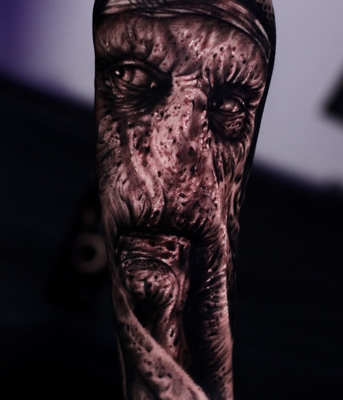 Nicolas Suarez Pirate tattoo