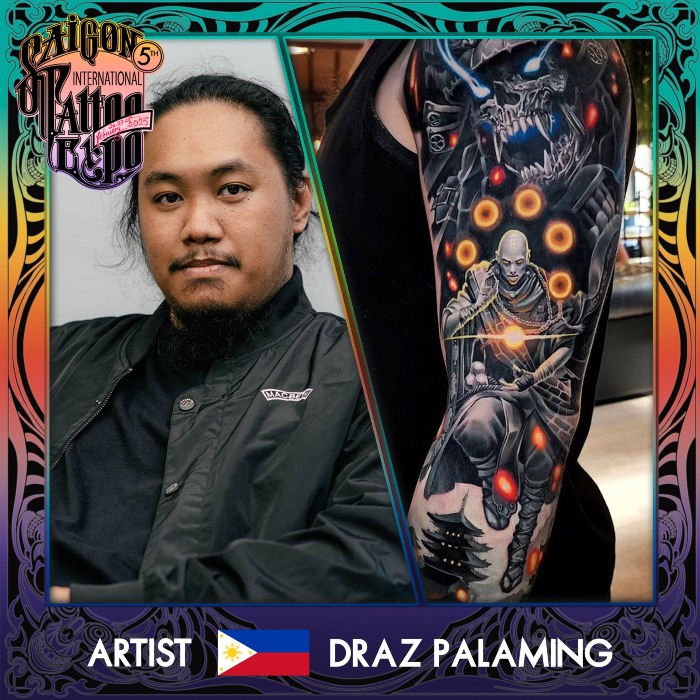Saigon Tattoo Expo 2025 Proteam Draz Palaming