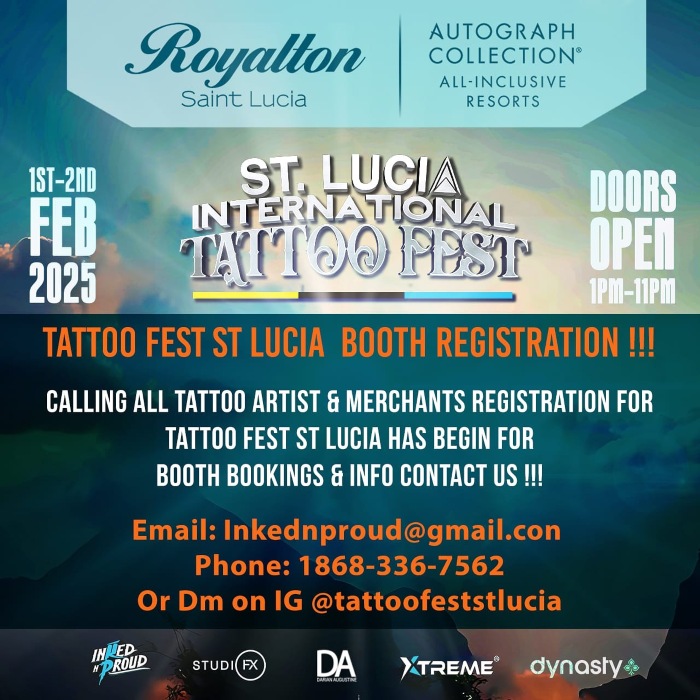 Tattoo Fest St Lucia 2025 Booth