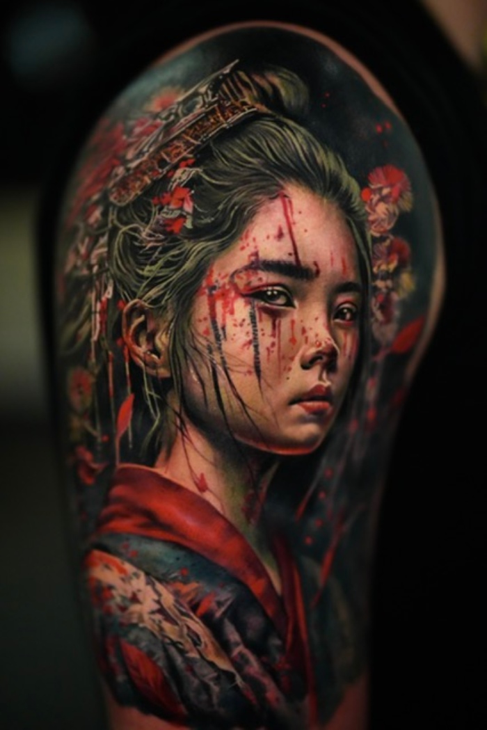 Watchara Aek Suyakong Maiko Tattoo