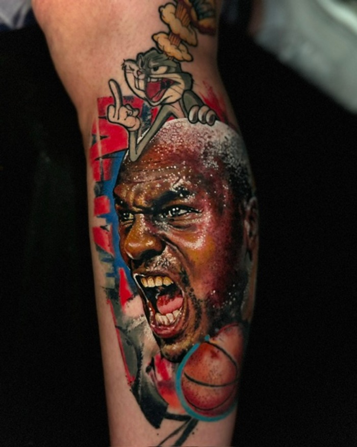 Watchara Aek Suyakong NBA Tattoo