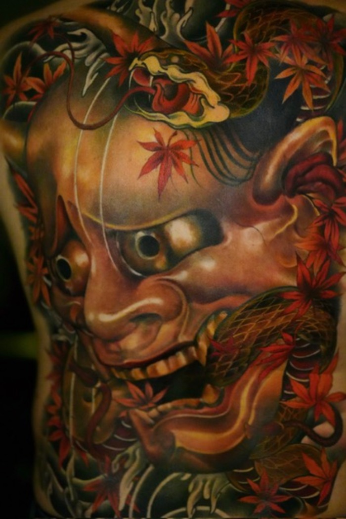 Watchara Aek Suyakong demon tattoo