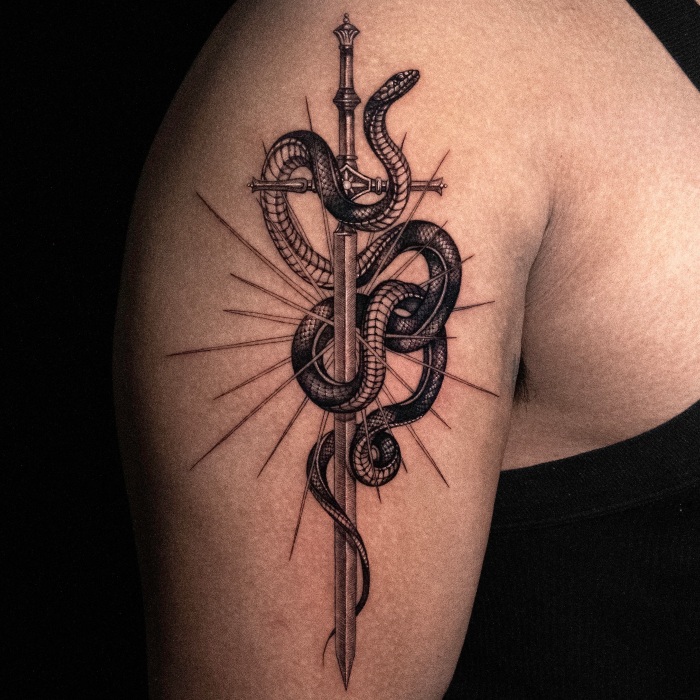 Younggi Jo Interview snake tattoo